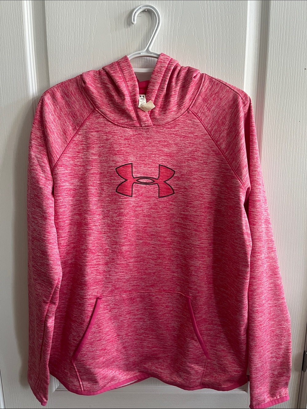 Under Armour Pink Heather Pullover Hoodie